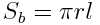 LS=πrl